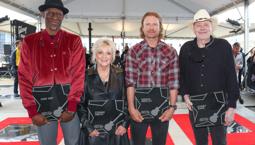 Dierks Bentley, Keb’ Mo’, Bobby Bare, and Connie Smith Receive Their Stars on the Walk of Fame