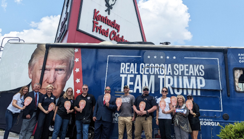 John Fredericks-Led ‘Team Trump Georgia Bus Tour’ Kicks Off, Highlighting Election Fraud and the Goal to Turn Georgia Counties Red