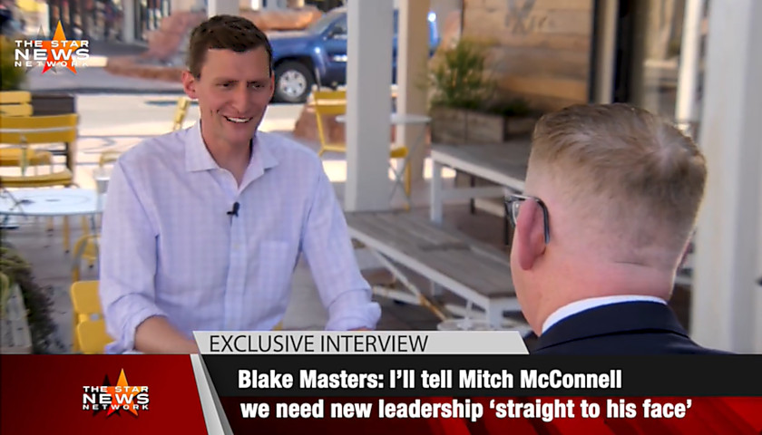Blake Masters: Will Tell Mitch McConnell We Need New Leadership ‘Straight to His Face’