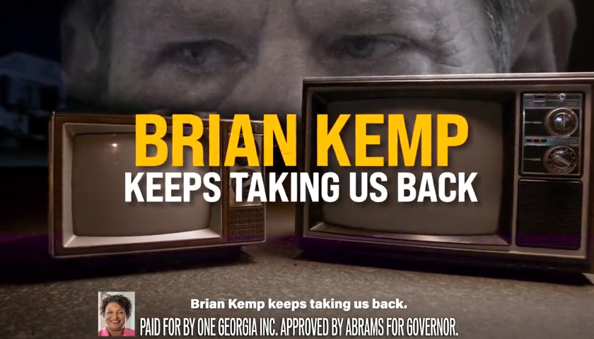 Abrams Launches Debut TV Ad Attacking Kemp