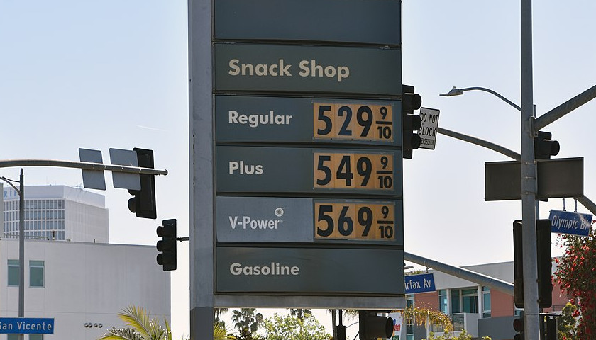 National Gas Price Average Hits $5 per Gallon