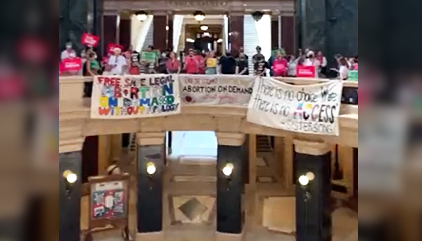 Abortion Activists Take Over Wisconsin Capitol Building as Republicans Uphold 173-Year-Old Pro-Life Law Criminalizing Abortion