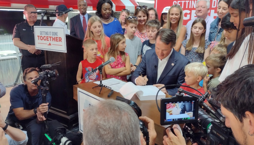 Youngkin Rallies at 2021 Campaign Location to Sign Budget