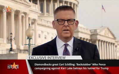 Diamondbacks Great Curt Schilling: ‘Backstabber’ Mike Pence’s Campaigning Against Kari Lake Betrays Hatred for Trump