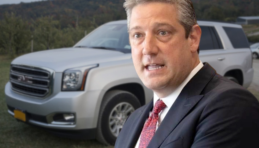 Tim Ryan Says America Is Ready to Ban Gas Cars Despite Driving an SUV
