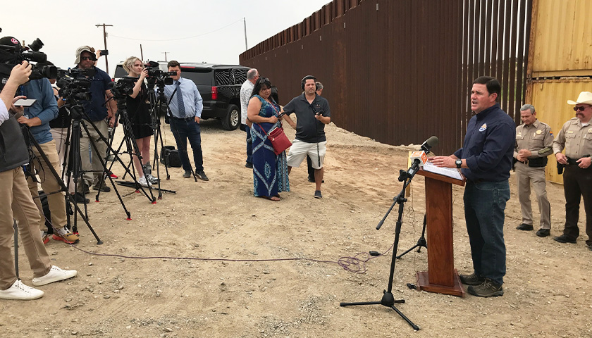 ‘Crazy’: CBP Say They Want to Remove Gov. Doug Ducey’s Stopgap Border Wall and Replace with ‘Mesh Fencing’
