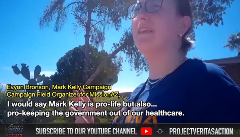 Undercover Video Reveals Arizona Sen. Mark Kelly Campaign Strategy to ‘Play Both Sides’ of Abortion Issue to Deceive Voters