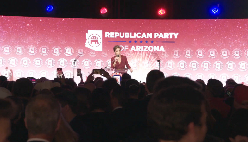 Kari Lake Reassures Republicans at Arizona GOP Election Night Party That She Will Win