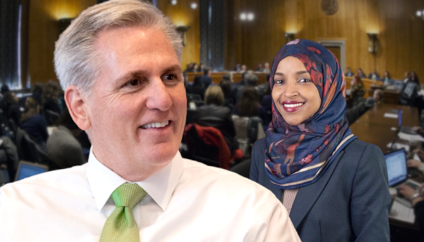 McCarthy Says GOP Will Remove Omar from Committee Assignment
