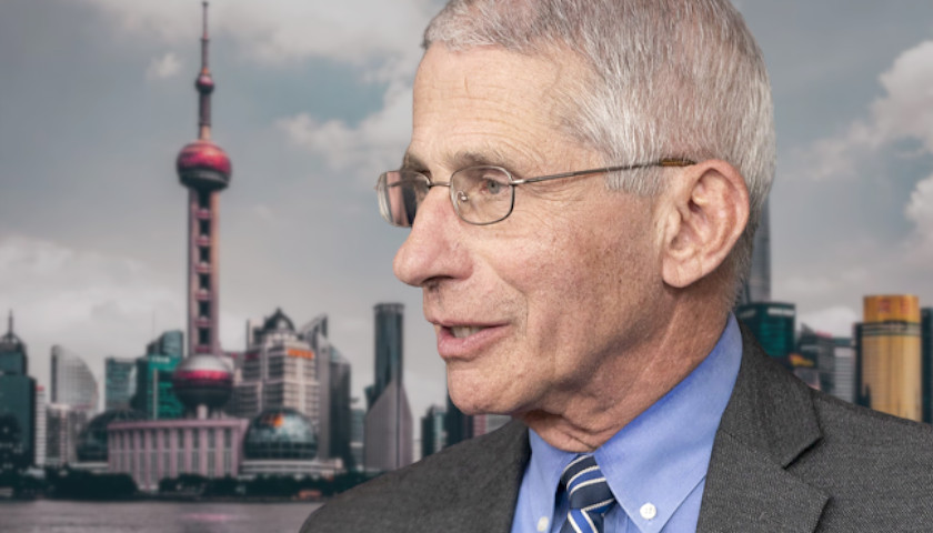 Fauci Worried That COVID Lab Leak Theories Would Increase Tensions with China
