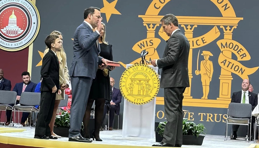 At Inauguration, Georgia Gov. Kemp, LG Jones Call for Tax Relief, Money for Law Enforcement and Schools, and Tougher Sentencing Guidelines