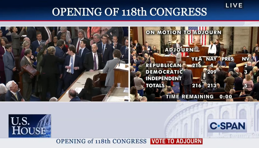 House Adjourning Until Thursday After McCarthy Lost 6th Round of Voting for House Speaker