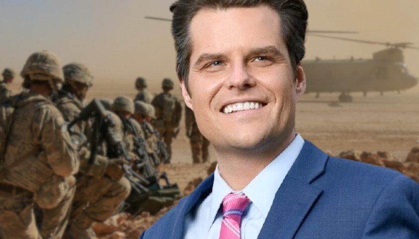 Gaetz Introduces Resolution Forcing House Vote on Removing U.S. Troops from Syria