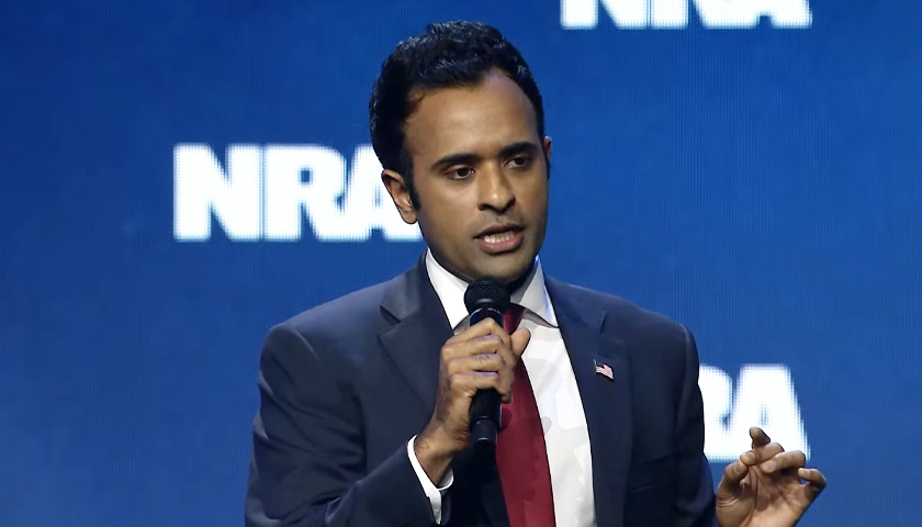 Republican Presidential Candidate Vivek Ramaswamy Wows NRA Crowd in Second Amendment Defense
