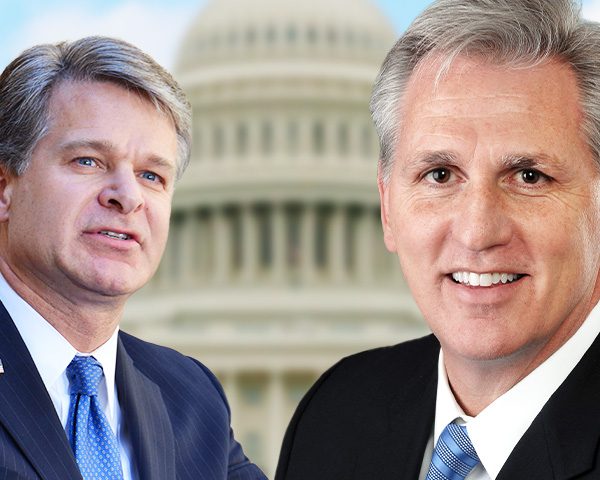 Kevin McCarthy Threatens to Hold FBI Director Christopher Wray in Contempt over Biden Probe