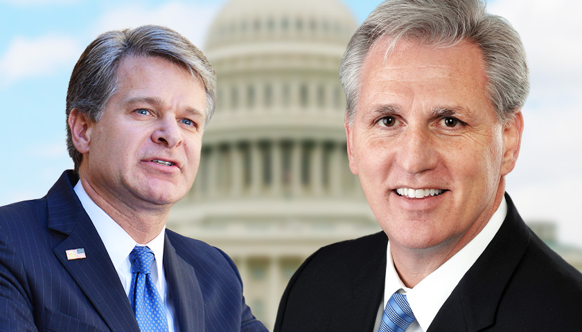 Kevin McCarthy Threatens to Hold FBI Director Christopher Wray in Contempt over Biden Probe