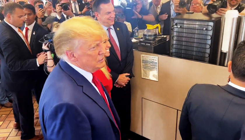 Former President Trump Speaks to Enthusiastic Crowd at Georgia Republican Party Convention, Makes Surprise Visit at Local Waffle House
