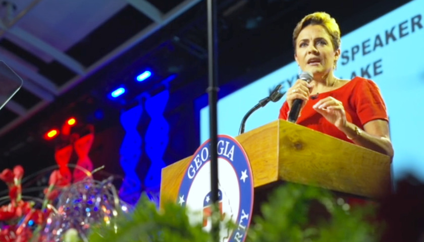 Kari Lake Speaks to Packed Georgia GOP Convention, Defends Trump