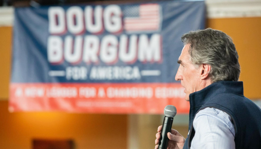 GOP Presidential Hopeful Doug Burgum Rises in New Granite State Poll, Celebrates Donation Count