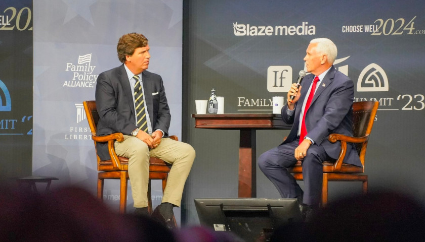 Pence Battles Boos, Tucker Carlson’s Tough Questions at Iowa Family Leadership Summit