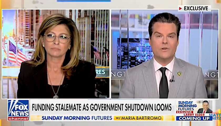 Matt Gaetz Spars with Maria Bartiromo over Biden Probes, Looming Government Shutdown