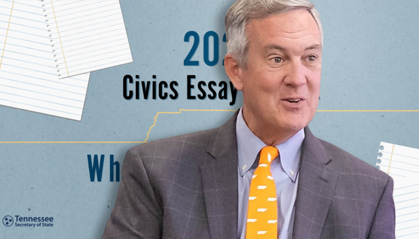 Tennessee Secretary of State’s Office Announces Civics Essay Contest for Pre-K to 12th-Grade Students