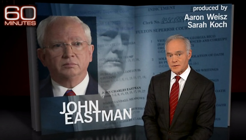 CBS News’ ’60 Minutes’ Omits Key Facts, Makes Incorrect Statements Covering the Lawfare Against Trump’s Former Attorney John Eastman