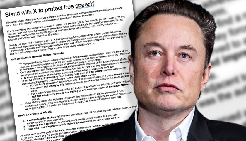 Elon Musk Announces Plan File ‘Thermonuclear’ Lawsuit Against Media Matters Alleging Misrepresentation to Readers and Advertisers
