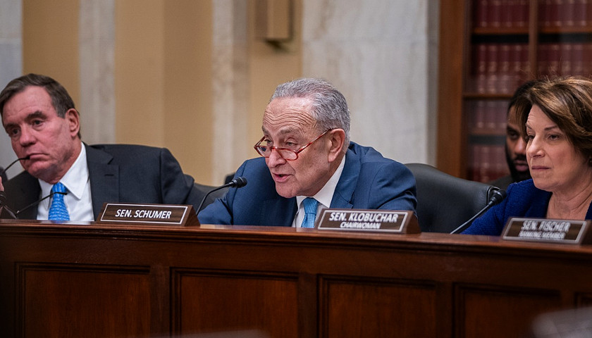 Schumer Called Sinema ‘Extremely Helpful’ Before Vote to Thwart Tuberville’s Pentagon Abortion Protest
