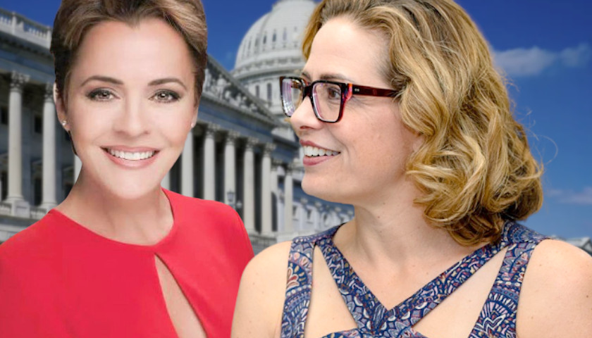 Poll Reportedly Shows Sen. Sinema Losing Re-Election Despite ‘Pulling Votes from Lake’ in 3-Way Contest