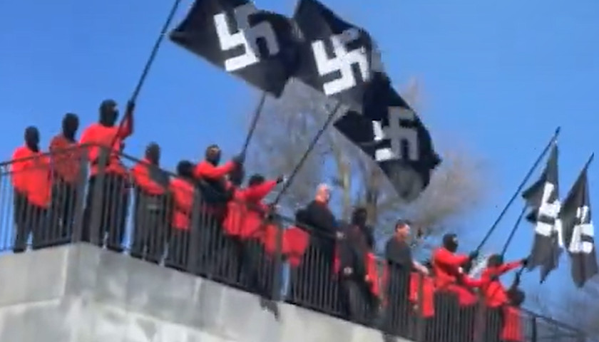 Anonymous Demonstrators Who Waved Nazi Flags in Nashville Are Connected to ‘Boneface’ Provocateur Who Claimed to Fight with Neo-Nazi Battalion in Ukraine