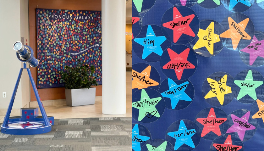 Children’s Minnesota Displays ‘Pronoun Galaxy’ at Hospital Entrance