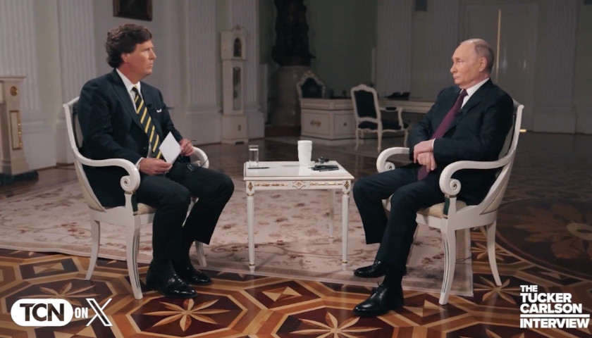 Tucker Carlson Releases Interview with Vladimir Putin