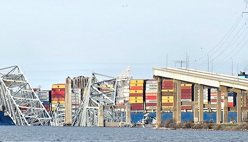 Container Ship Slams Baltimore’s Key Bridge, Officials Say Vessel Lost Power Just Before Impact