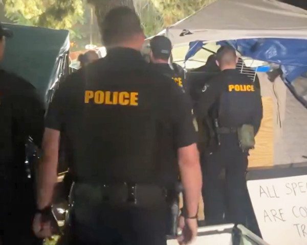 University of Arizona Police Gaza Protest