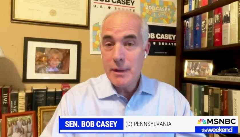 Sen. Bob Casey Admits Internal Polls Show Tight Election with Dave McCormick, ‘Probably in a Two-Point Race’