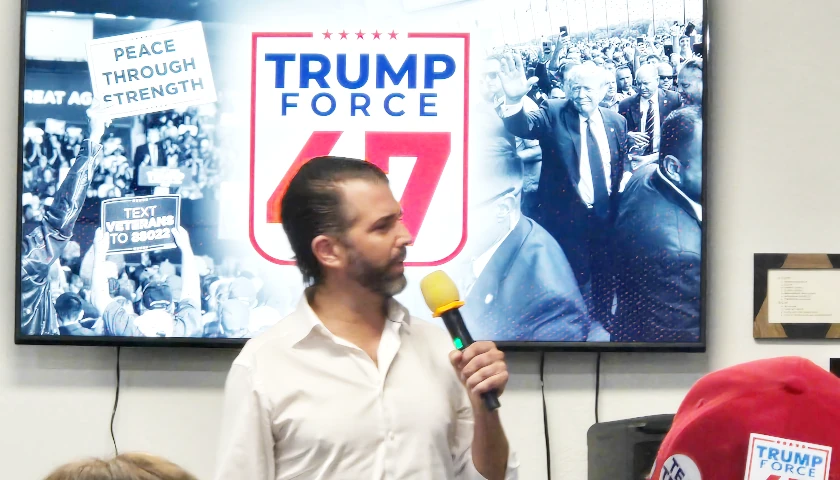 Donald Trump Jr. Visits Trump Campaign Volunteers in Arizona, Criticizes Biden and Harris