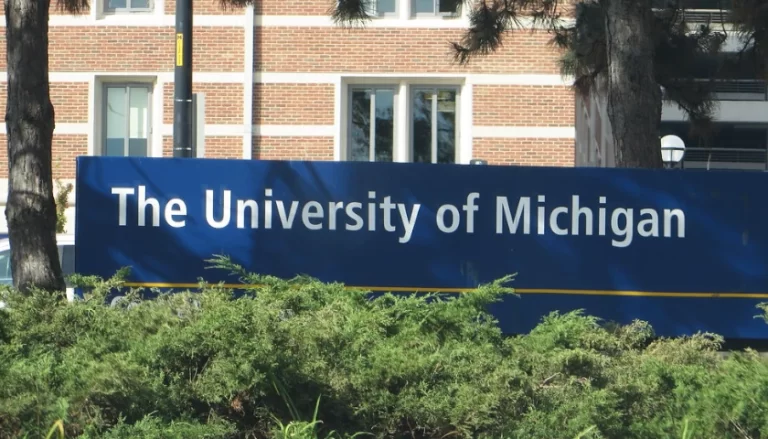 University of Michigan sign