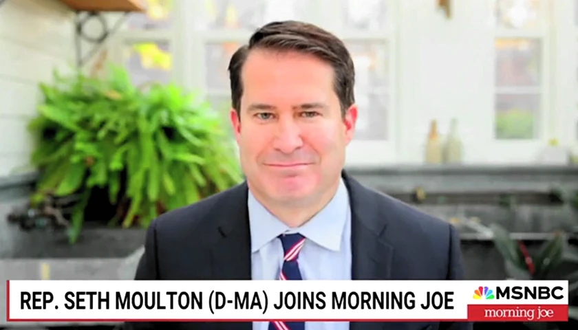 Massachusetts U.S. Rep. Seth Moulton: Democrats ‘Will Continue To Lose’ if They Keep Canceling People over Opposing Men in Women’s Sports