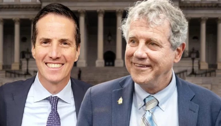 Sherrod Brown and Bernie Moreno