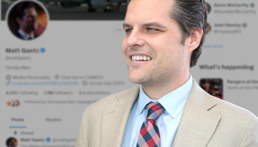 Matt Gaetz Uses Social Media to Robustly Challenge Conclusions of House Ethics Report