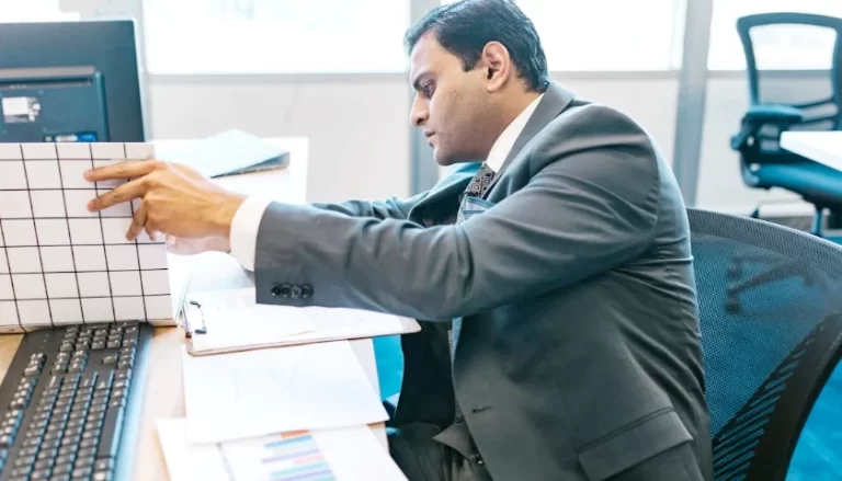 Worker at Desk