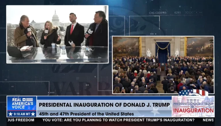 WATCH LIVE: Trump’s Inauguration with John Solomon, Steve Bannon