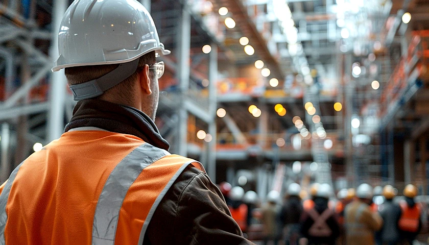 Factory Workers hard hat