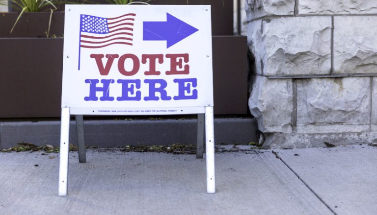 vote sign